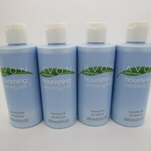 AVON Elements Nourishing Cleansing Milk 6.76 oz. each Cleanser - Lot of 4